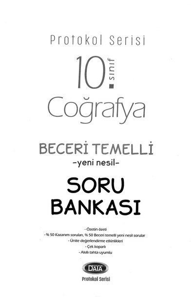 COĞRAFYA BECERİ TEMELLİ YENİ NESİL SORU BANKASI Zeta Fotokopi