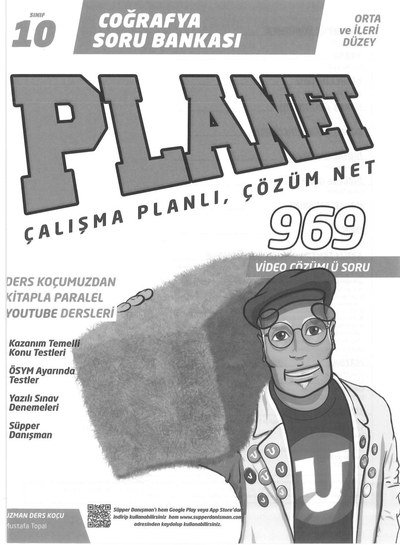 COĞRAFYA SORU BANKASI PLANET ÇALIŞMA PLANLI ÇÖZÜM NET 969 SORU Zeta Fotokopi