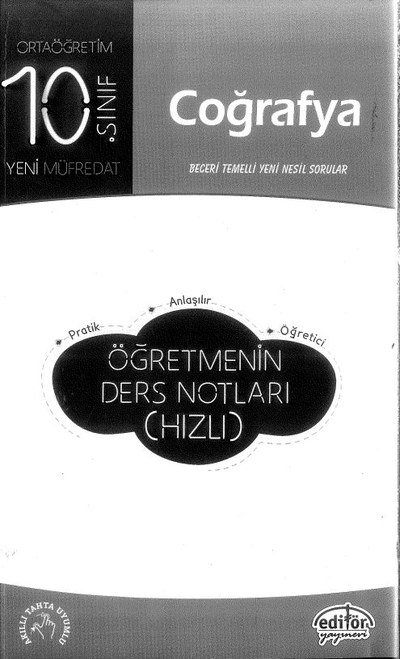 COĞRAFYA ÖĞRETMENİN DERS NOTLARI (HIZLI) Zeta Fotokopi