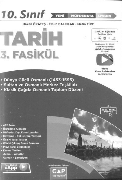 TARİH 3. FASİKÜL Zeta Fotokopi