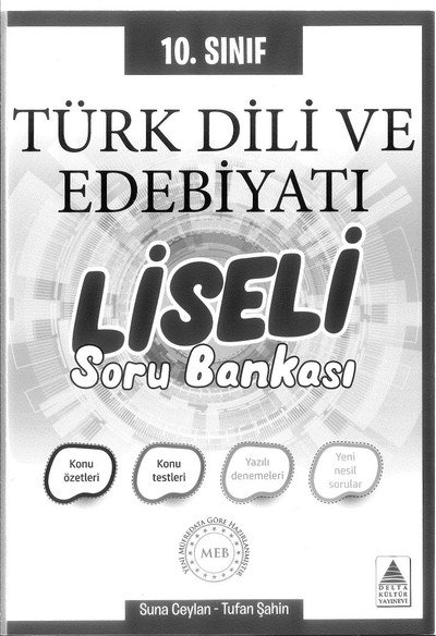 TÜRK DİLİ VE EDEBİYATI LİSELİ SORU BANKASI Zeta Fotokopi