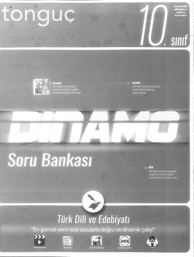 DİNAMO SORU BANKASI TÜRK DİLİ VE EDEBİYATI Zeta Fotokopi