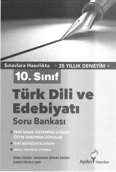 TÜRK DİLİ VE EDEBİYATI SORU BANKASI
