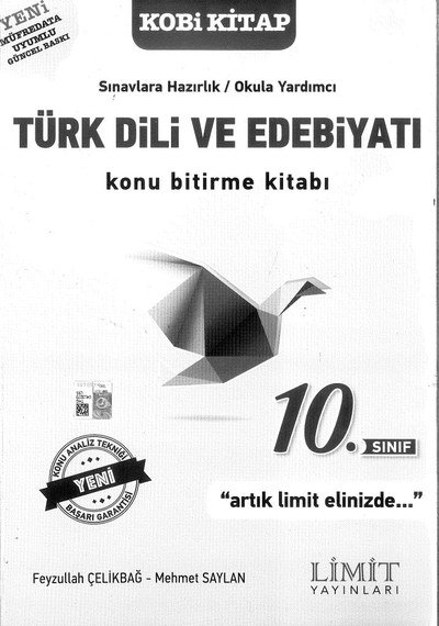 TÜRK DİLİ VE EDEBİYATI KONU BİTİRME KİTABI Zeta Fotokopi
