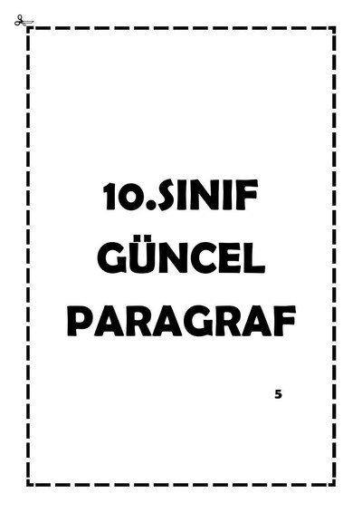 GÜNCEL PARAGRAF