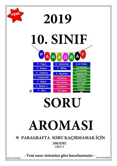 PARAGRAF SORU BANKASI 750 SORU Zeta Fotokopi