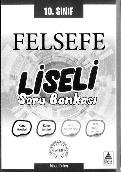 FELSEFE LİSELİ SORU BANKASI
