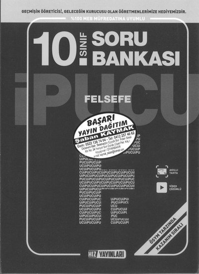 SORU BANKASI FELSEFE Zeta Fotokopi