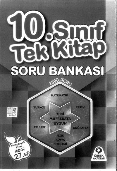 TEK KİTAP SORU BANKASI Zeta Fotokopi