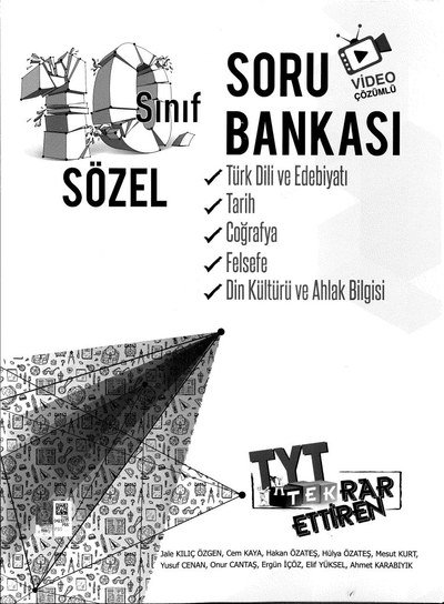 SÖZEL SORU BANKASI TYT TEKRAR ETTİREN VİDEO ÇÖZÜMLÜ