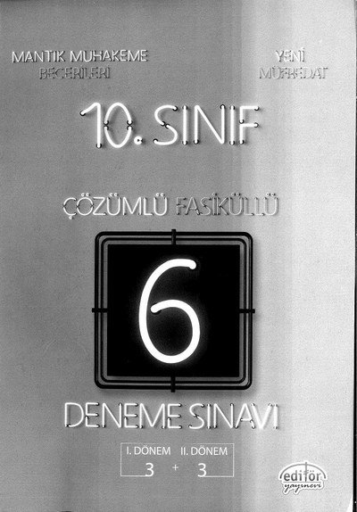 ÇÖZÜMLÜ FASİKÜLLÜ DENEME SINAVI 3+3 Zeta Fotokopi