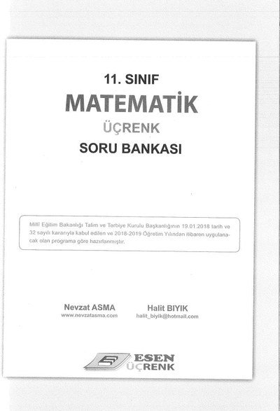 MATEMATİK ÜÇRENK SORU BANKASI Zeta Fotokopi