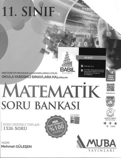 MATEMATİK SORU BANKASI KONU DESTEKLİ TOPLAM 1326 SORU Zeta Fotokopi