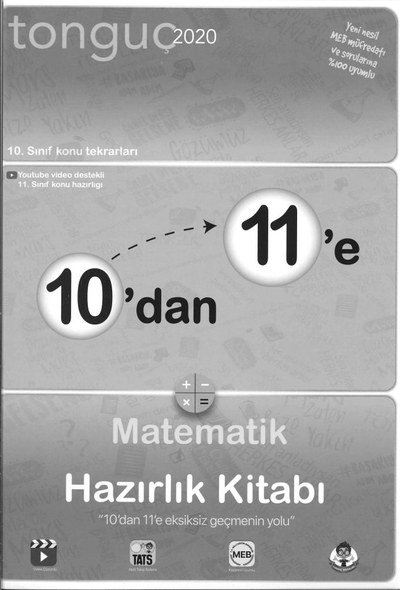 10'DAN 11'E MATEMATİK HAZIRLIK KİTABI Zeta Fotokopi