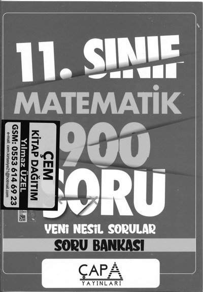 MATEMATİK 900 SORU YENİ NESİL SORULAR SORU BANKASI Zeta Fotokopi