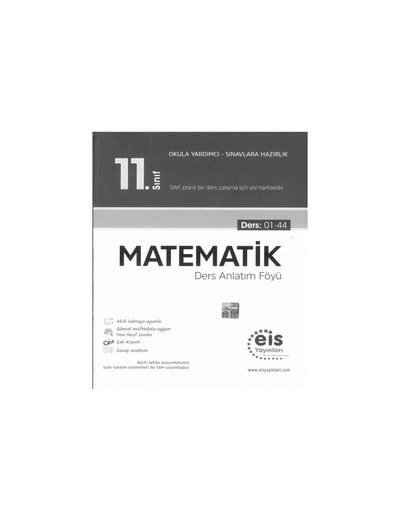 MATEMATİK DERS ANLATIM FÖYÜ Zeta Fotokopi