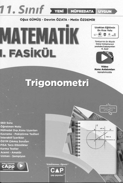 MATEMATİK 1. FASİKÜL TRİGONOMETRİ Zeta Fotokopi