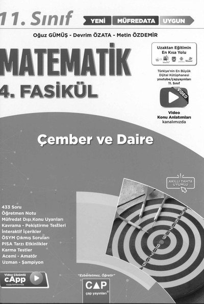 MATEMATİK 4. FASİKÜL ÇEMBER VE DAİRE Zeta Fotokopi