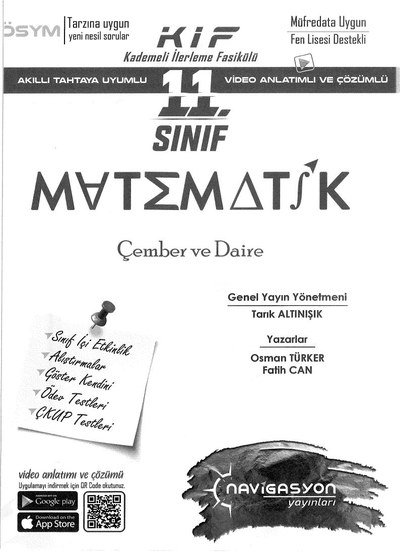 MATEMATİK ÇEMBER VE DAİRE Zeta Fotokopi