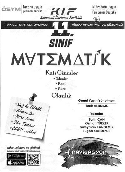 MATEMATİK KATI CİSİMLER OLASILIK Zeta Fotokopi