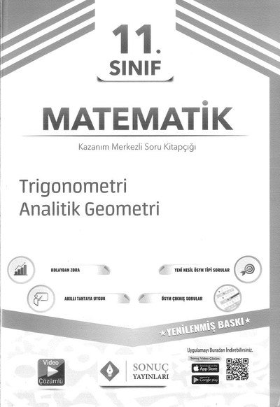 MATEMATİK SOUR KİTAPÇIĞI TRİGONOMETRİ ANALİTİK GEOMETRİ Zeta Fotokopi