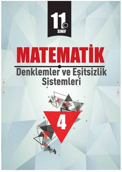 MATEMATİK DENKLEMLER VE EŞİTSİZLİK SİSTEMLERİ Zeta Fotokopi