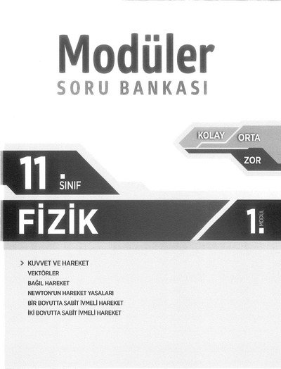 MODÜLER SORU BANKASI FİZİK Zeta Fotokopi