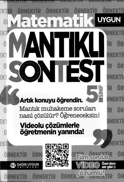 MATEMATİK MANTIKLI SONTEST Zeta Fotokopi