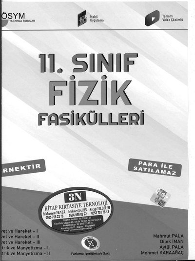 FİZİK FASİKÜLLERİ Zeta Fotokopi
