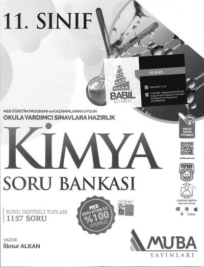 KİMYA SORU BANKASI 1157 SORU Zeta Fotokopi