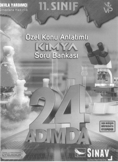 ÖZEL KONU ANLATIMLI KİMYA SORU BANKASI 24 ADIMDA