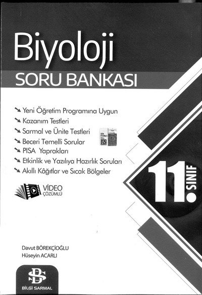 BİYOLOJİ SORU BANKASI