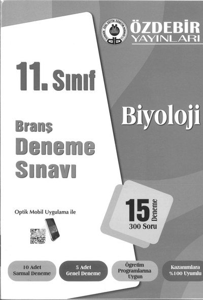 BRANŞ DENEME SINAVI 15 DENEME 300 SORU