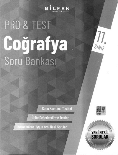 PRO & TEST COĞRAFYA SORU BANKASI Zeta Fotokopi