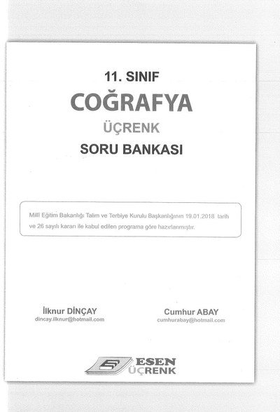 COĞRAFYA ÜÇRENK SORU BANKASI Zeta Fotokopi