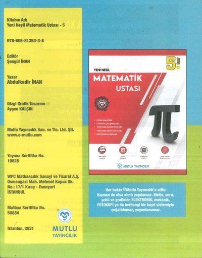 MATEMATİK USTASI Zeta Fotokopi