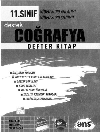 COĞRAFYA DEFTER KİTAP Zeta Fotokopi