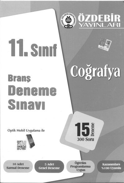 BRANŞ DENEME SINAVI COĞRAFYA 15 DENEME 300 SORU Zeta Fotokopi