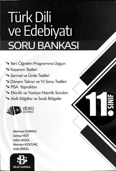 TÜRK DİLİ VE EDEBİYATI SORU BANKASI