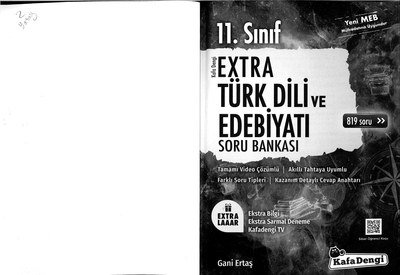 EXTRA TÜRK DİLİ VE EDEBİYATI SORU BANKASI Zeta Fotokopi