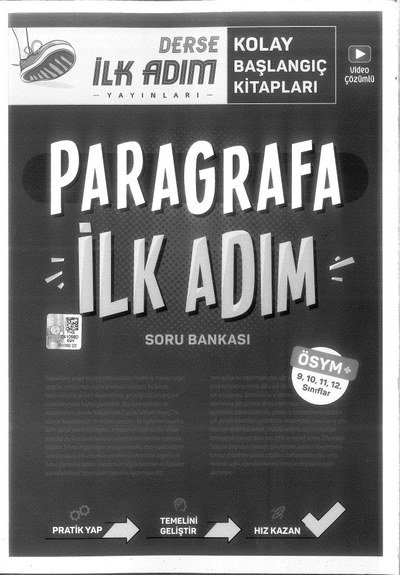 PARAGRAFA İLK ADIM SORU BANKASI Zeta Fotokopi