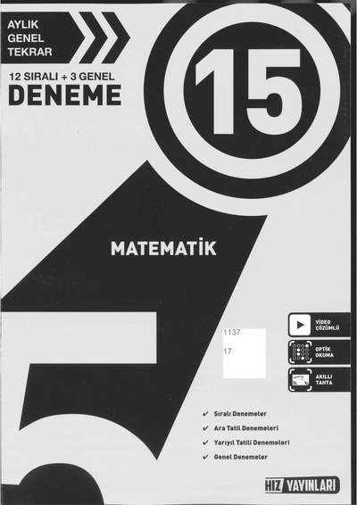 15 MATEMATİK Zeta Fotokopi