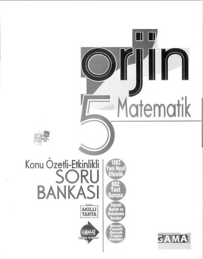 ORJİN MATEMATİK SORU BANKASI