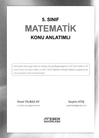 MATEMATİK KONU ANLATIMLI Zeta Fotokopi