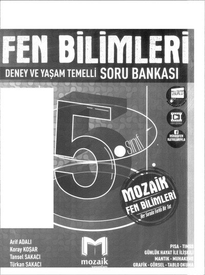 FEN BİLİMLERİ DENEY VE YAŞAM TEMELLİ SORU BANKASI Zeta Fotokopi