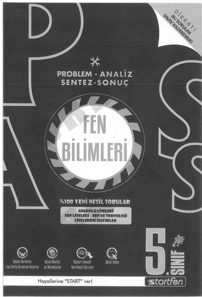 PROBLEM ANALİZ SENTEZ SONUÇ FEN BİLİMLERİ Zeta Fotokopi