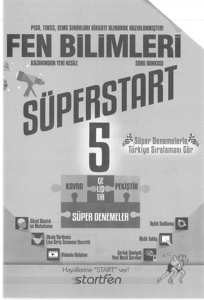 FEN BİLİMLERİ SÜPERSTART Zeta Fotokopi