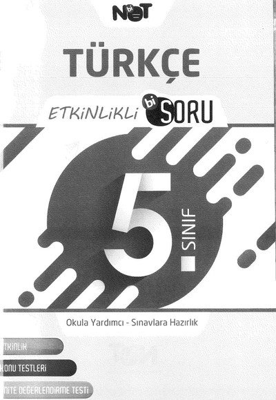 TÜRKÇE ETKİNLİKLİ BİSORU