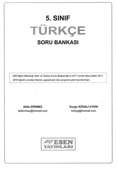TÜRKÇE SORU BANKASI