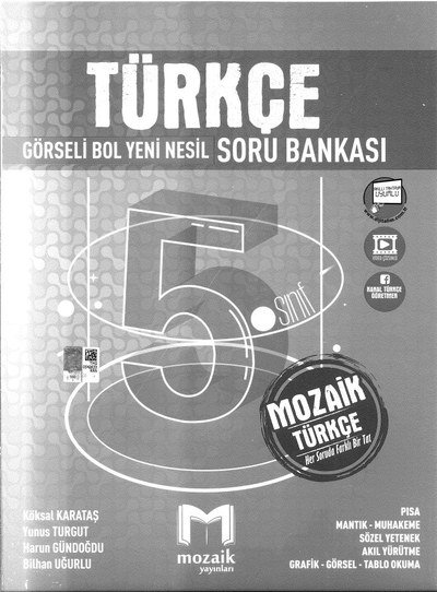TÜRKÇE GÖRSELİ BOL YENİ NESİL SORU BANKASI
